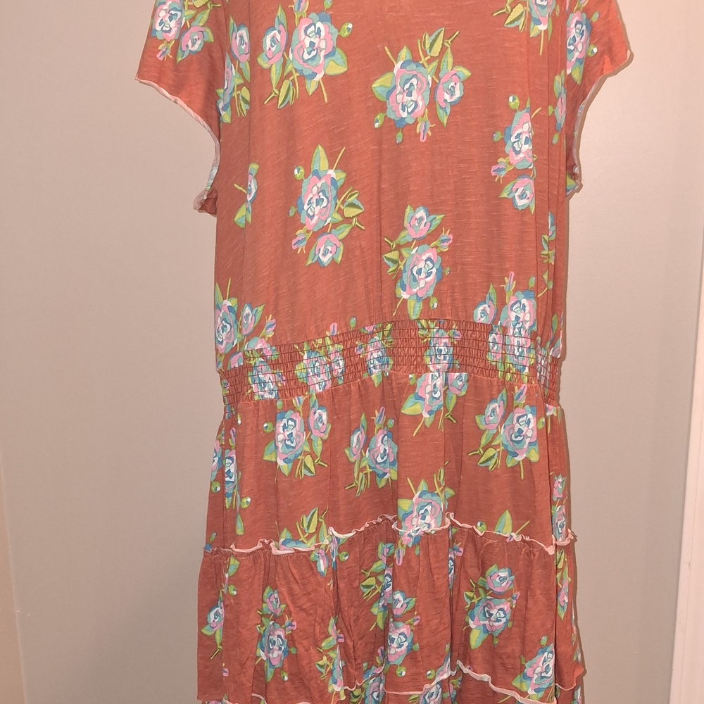 Matilda Jane Rust and Blue Floral Dress